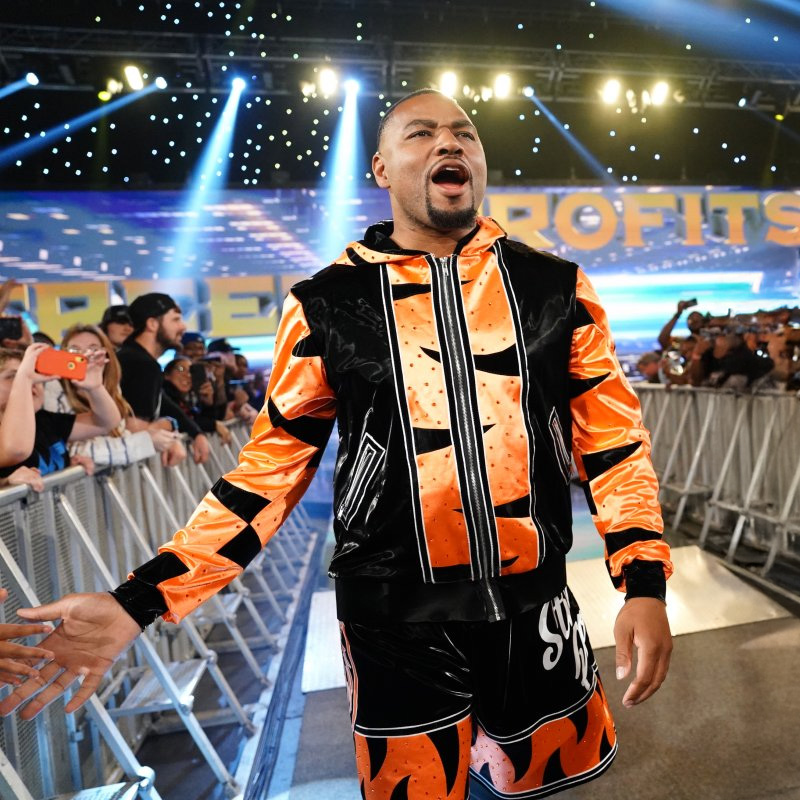 Angelo Dawkins Enters the WWE Ring